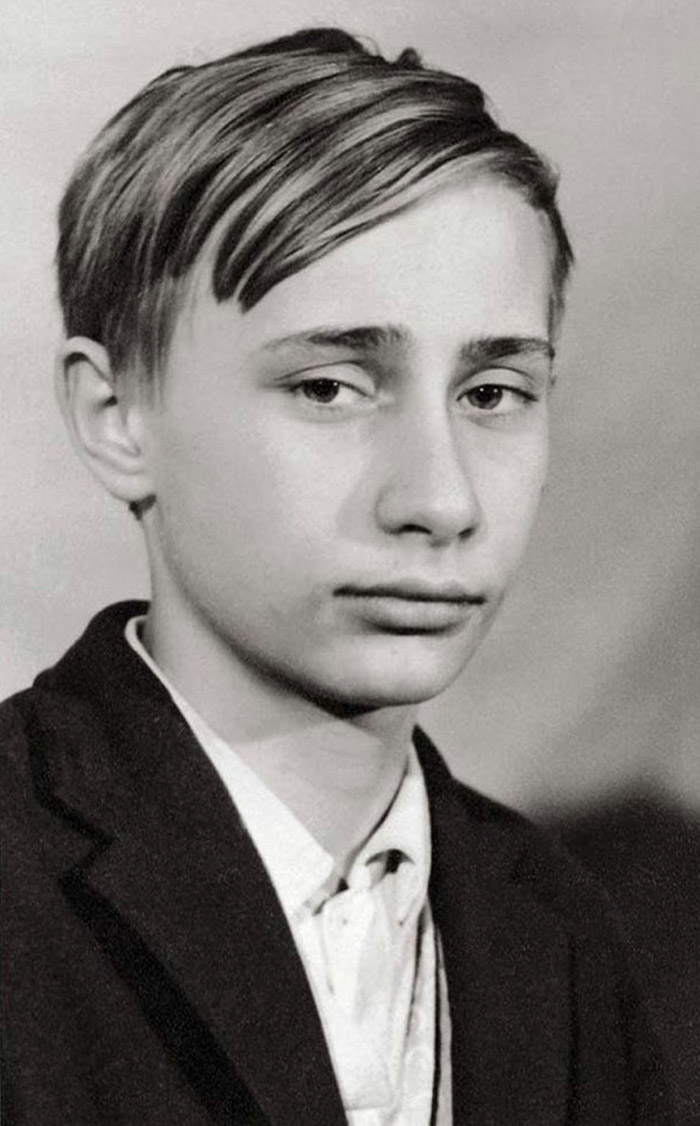 30 Pictures Of World Leaders In Their Youth That Will Leave You Speechless - Vladimir Putin As A Young Teenager, 1966