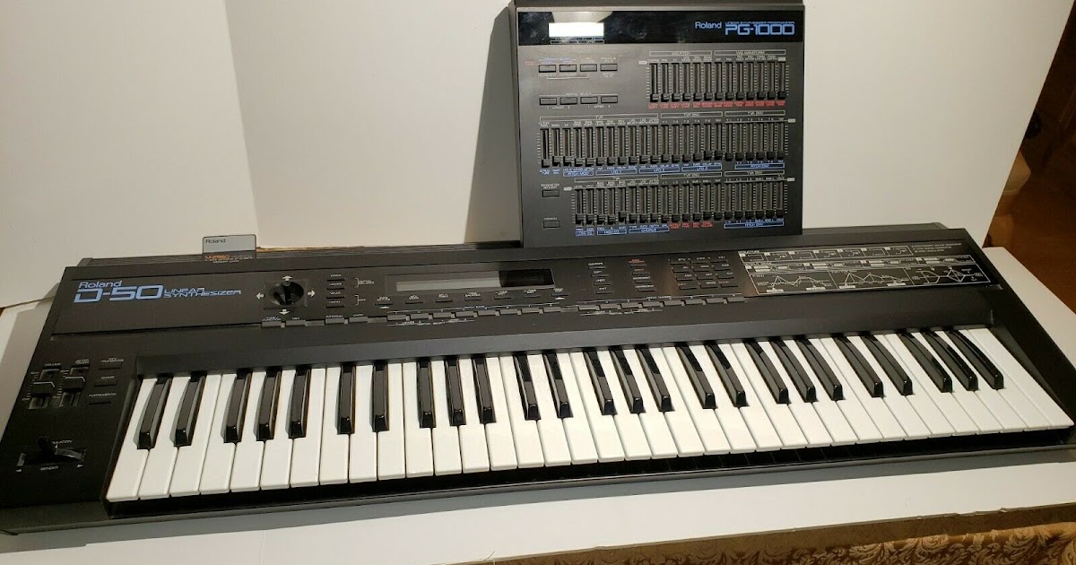MATRIXSYNTH Roland D50 61 Key Linear Synthesizer with PG1000 Linear