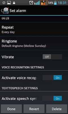 Speech Synthesis – For getting info about weather, events, news and horoscopes.