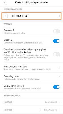 Setting APN Telkomsel 4G Tercepat