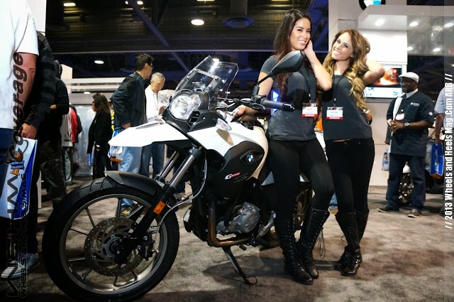 Many Great Models at 2013 International Motorcycle show at Long Beach Convention Center