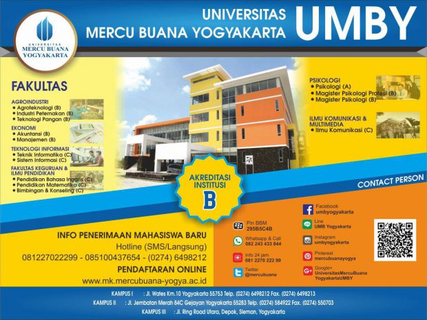 Biaya Per Semester Universitas Mercu Buana Yogyakarta
