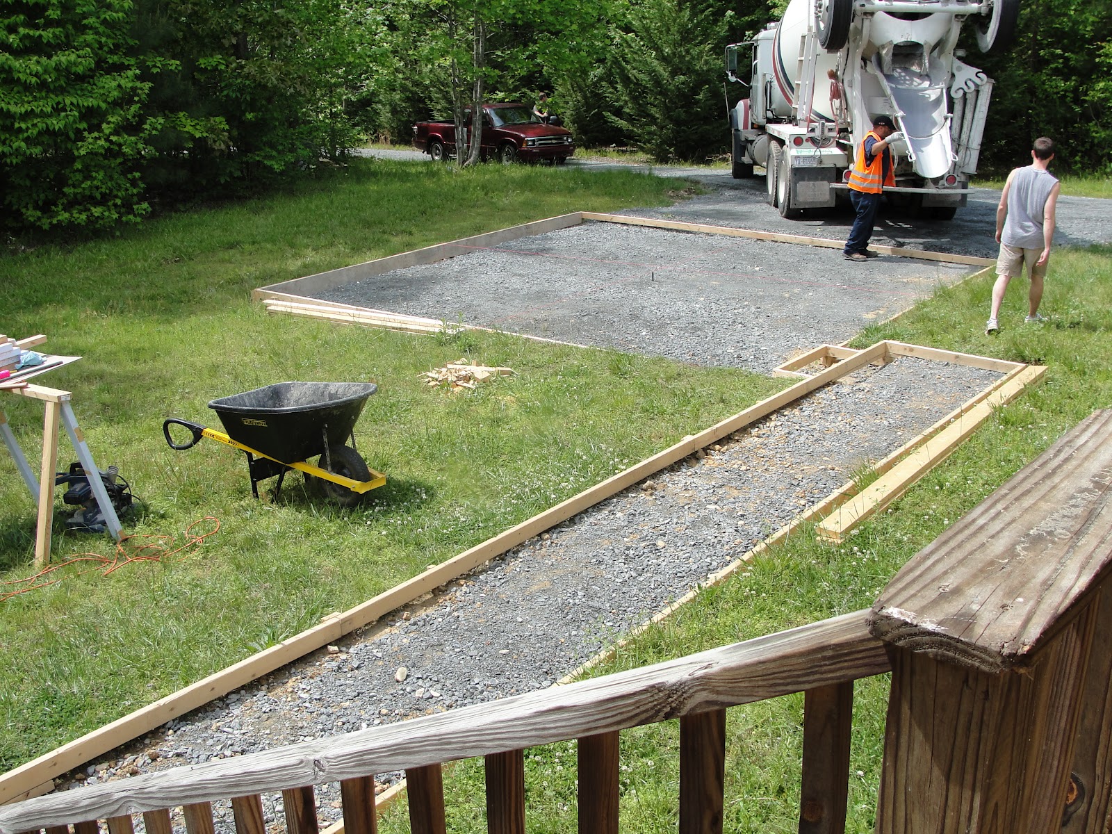 Christian Mommyhood Our DIY Home Project Gravel Driveway/Concrete Pad
