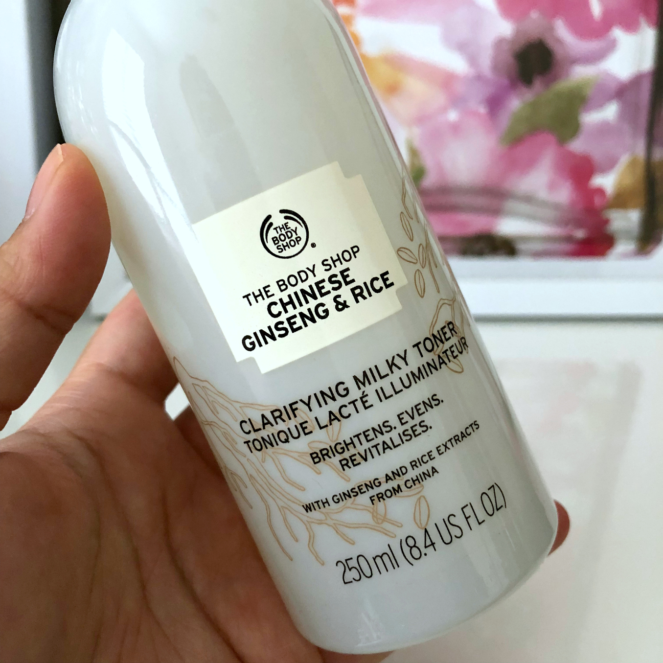 Body Shop - Anti-Imperfection Night and Chinese Ginseng & Rice Clarifying Milky Toner review* - miranda loves