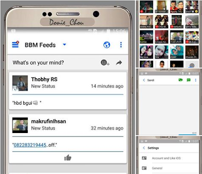 BBM MOD Like iOS v3.0.1.25 Apk