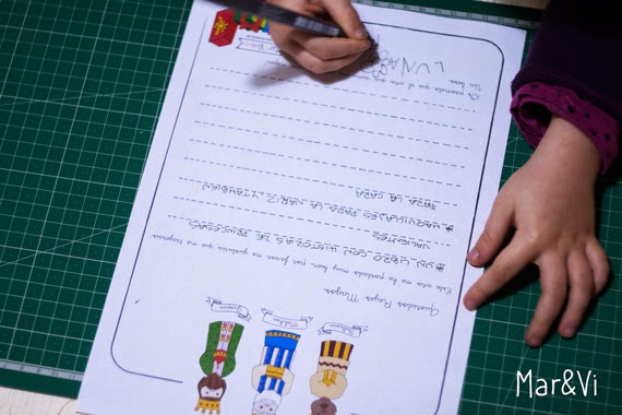 Carta a los Reyes Magos para imprimir