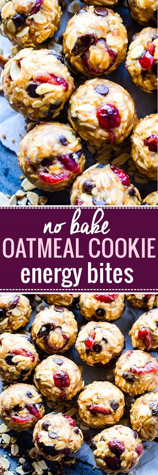 No Bake Oatmeal Cookie Energy Bites {Gluten Free}