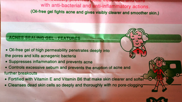 Mentholatum Acnes Sealing Gel Review, Pictures and Swatches