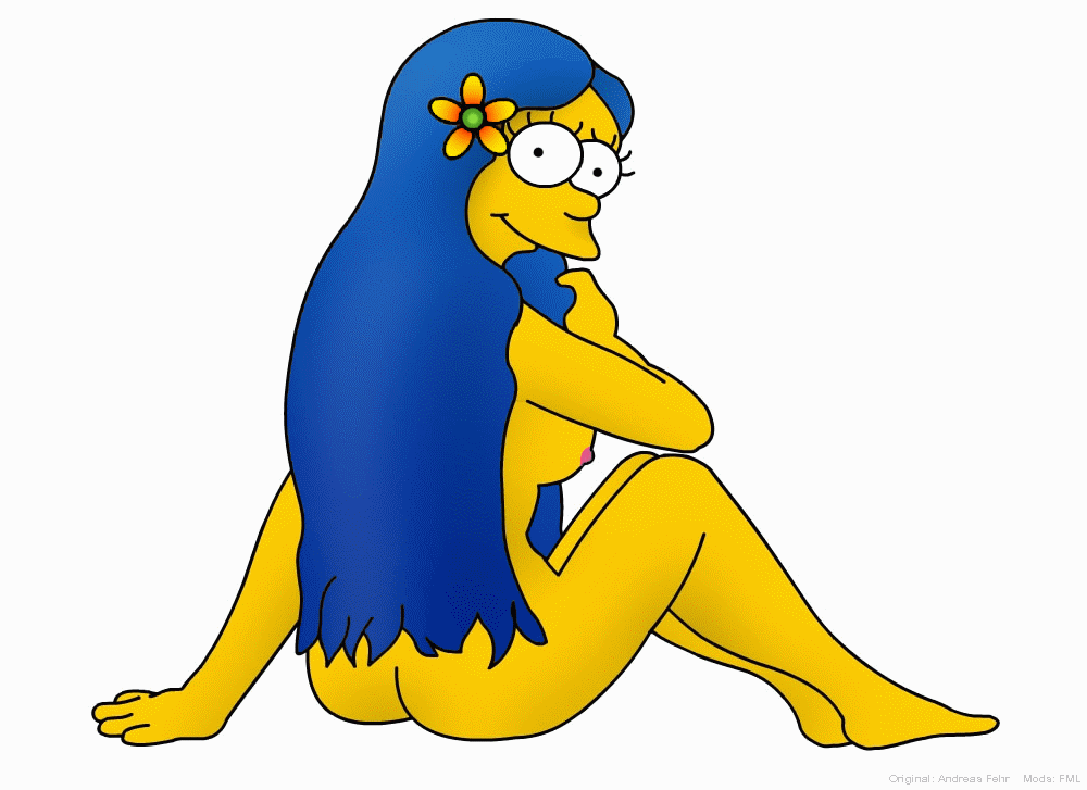 Marge Simpson The Simpsons Flower Power GIF Jpeg Gif