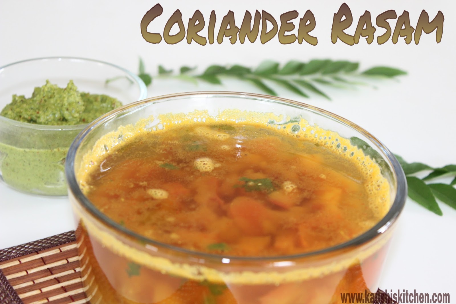 CORIANDER RASAM / MALLI RASAM / CORIANDER SEEDS RASAM