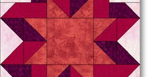 Patchwork Square Blog: Ribbon Star quilt block