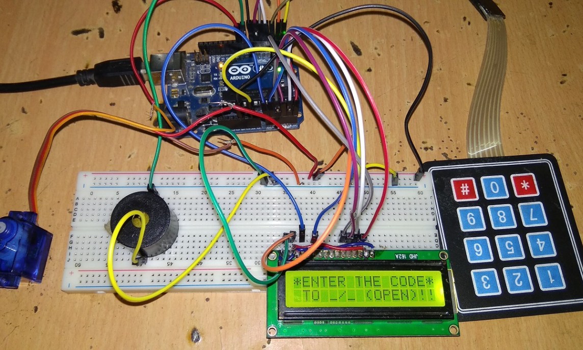Password Based Door Lock Security System Mechatronics Lab