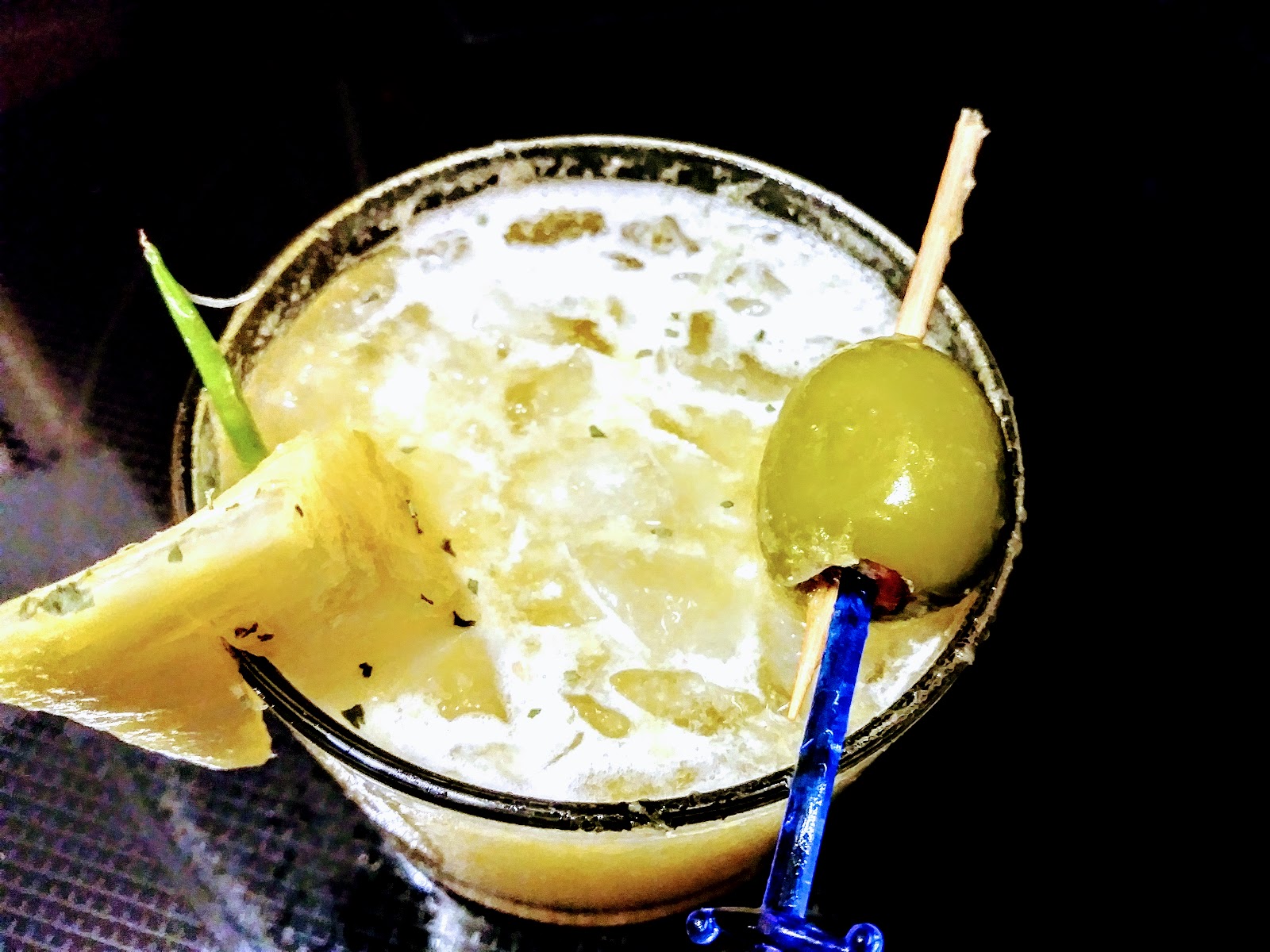 CLo's Olio Of Eatz Spanish Fly Pineapple Spiced Rum Cocktail ! Liquid