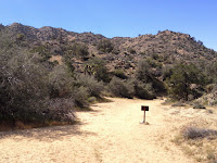 Lower junction for Panorama Loop Trail and Black Rock Canyon Trail, Joshua Tree National Park