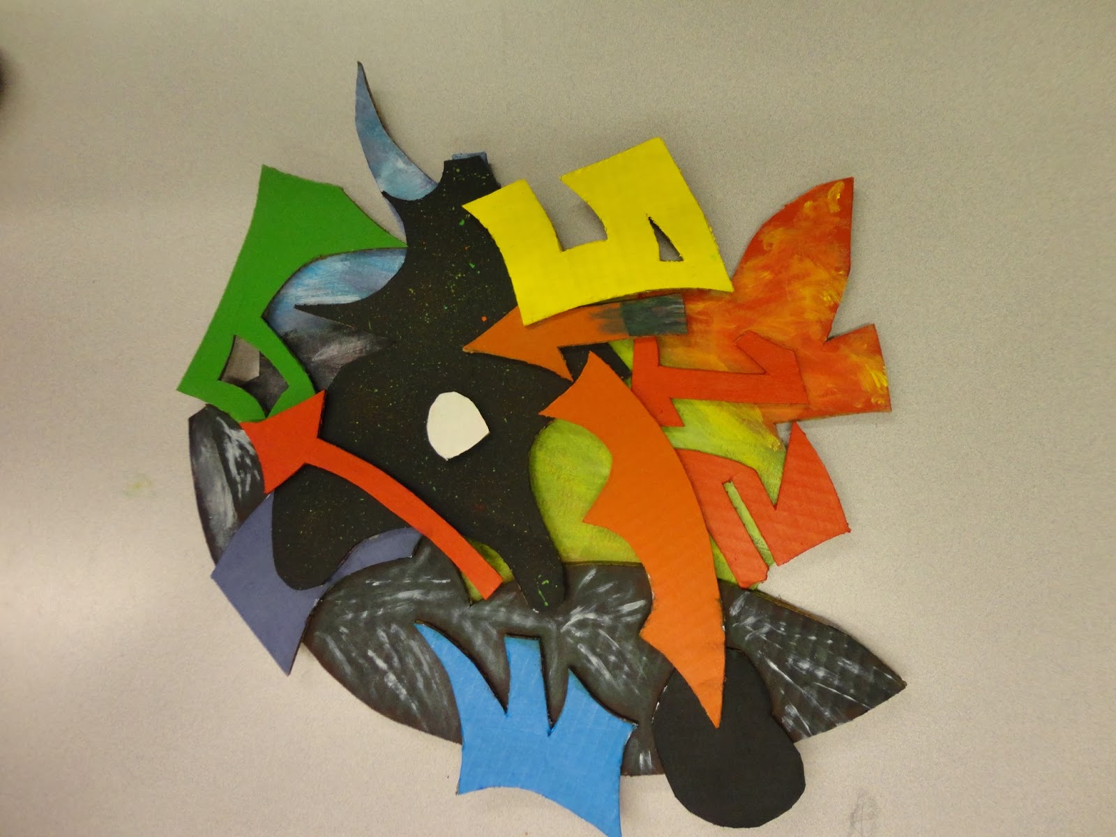 Art Mash Shaped Canvas