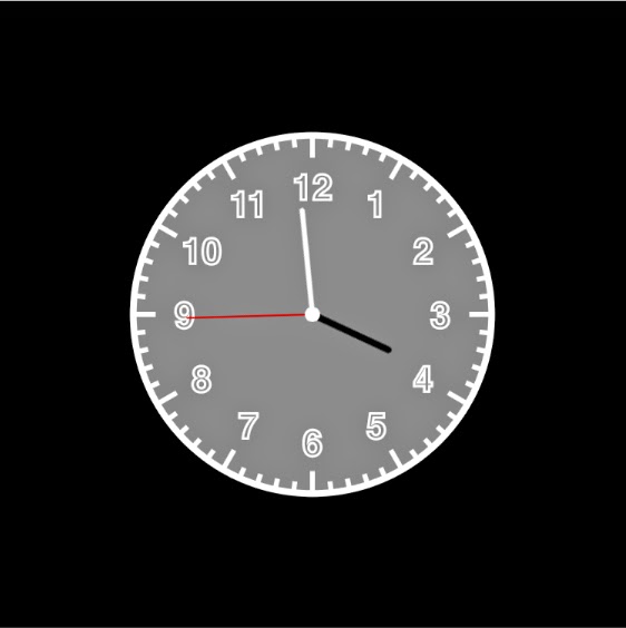 Swift How to draw a clock face using CoreGraphics and CoreText (Part 2