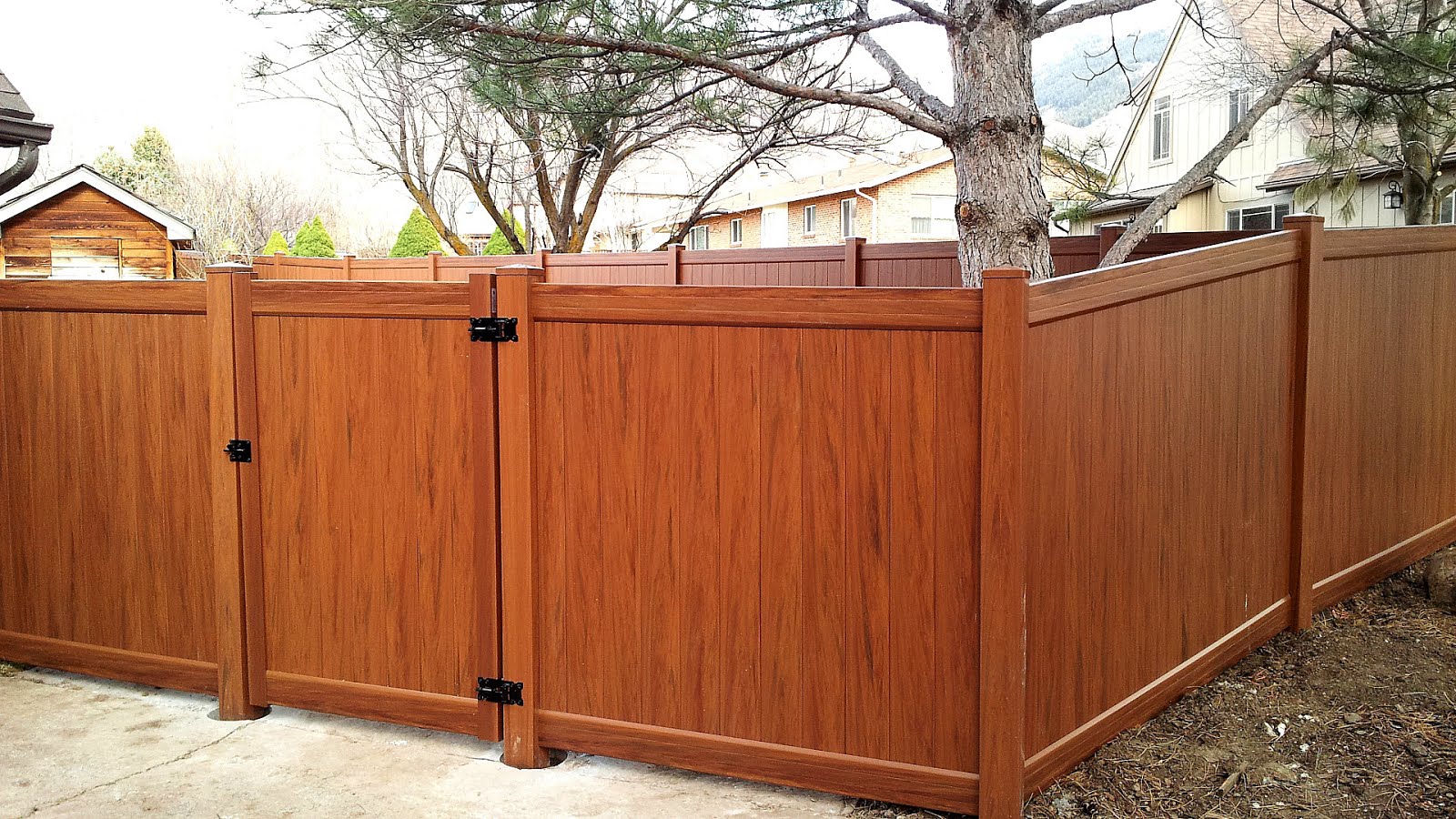 Wood Grain Vinyl Fence Manufacturers Fence Choices
