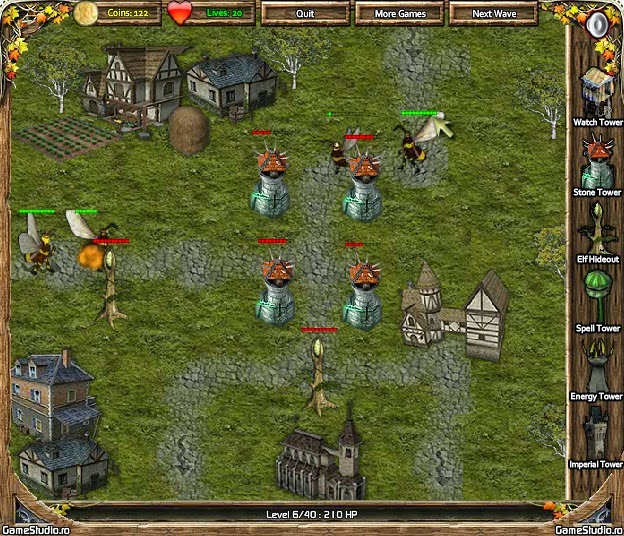 защита замка 4