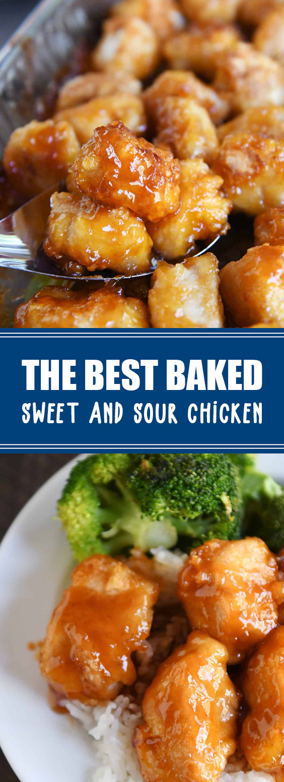 The Best Baked Sweet and Sour Chicken