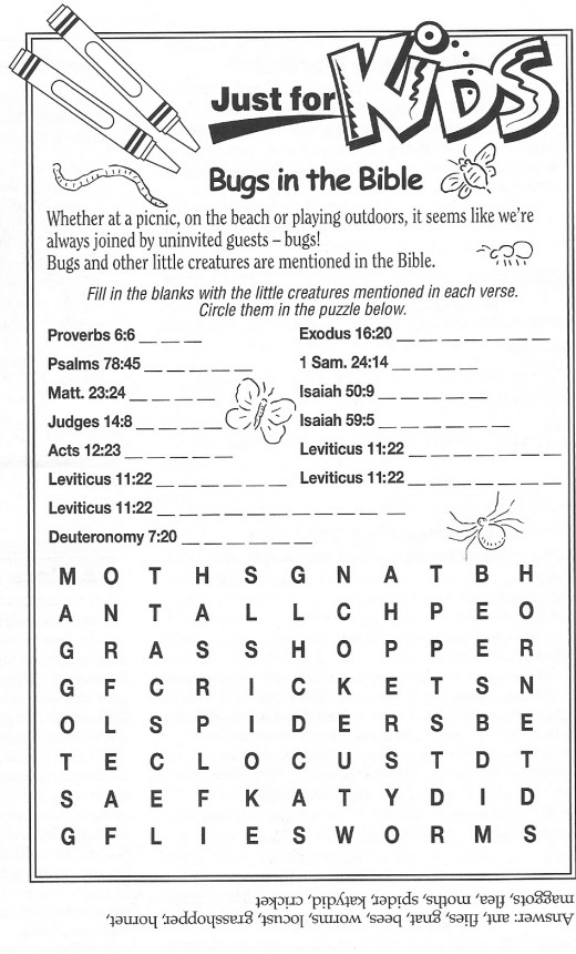 Kids Bible Word Search Game