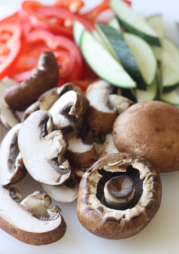 vegetables for stir fried korean udon noodles