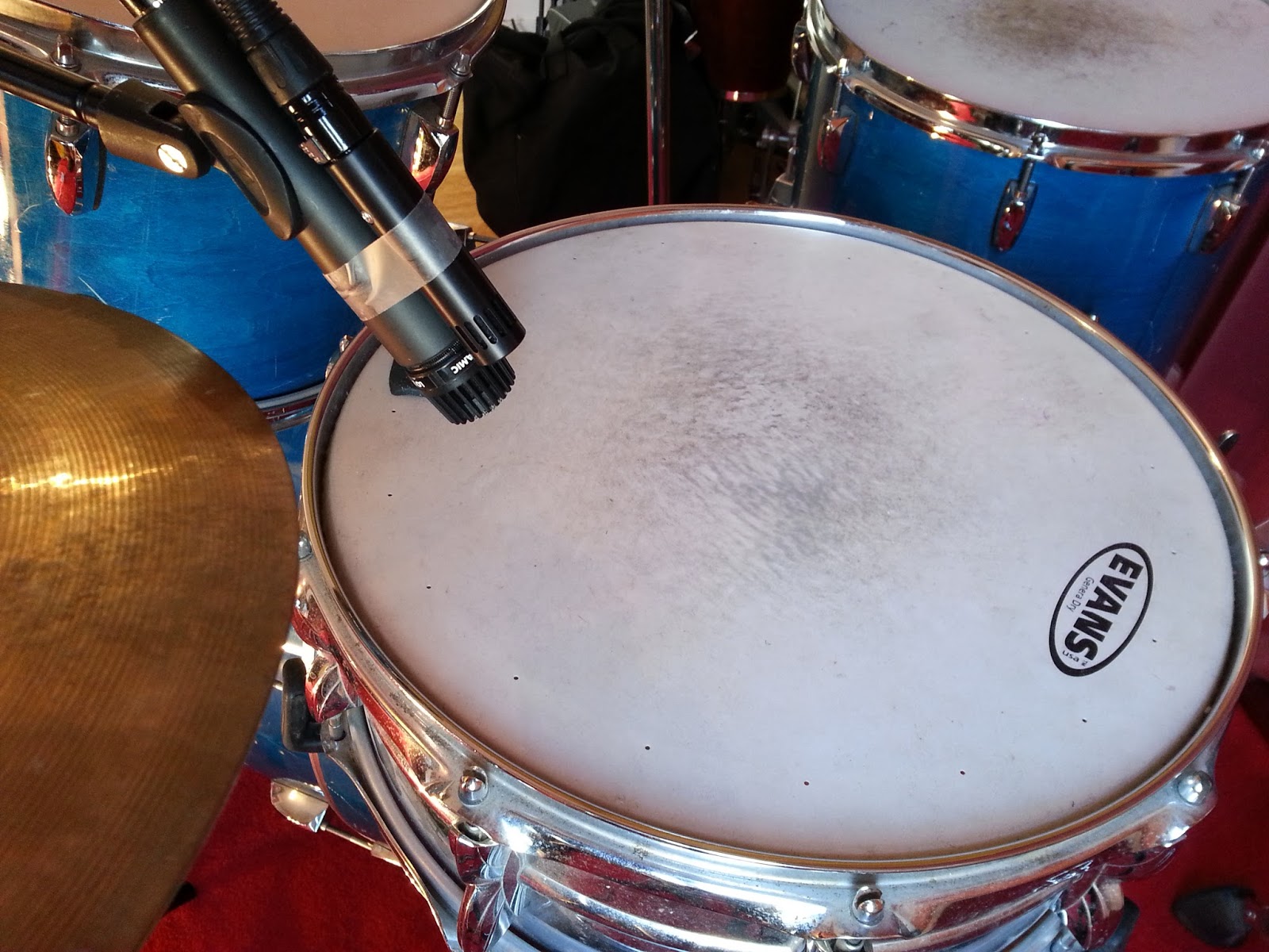 Recording Drums 2 Snares & Toms