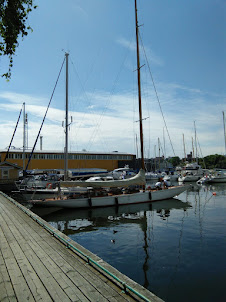 Djurgarden pier in Stockholm.