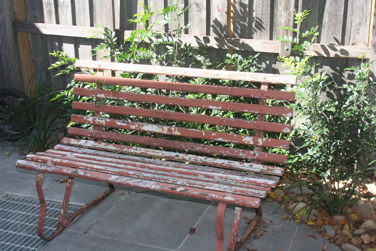 Style My Home: Vintage 1950's Park Bench makeover