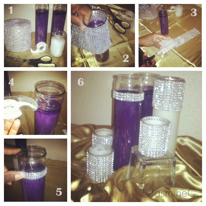 She's Inspired DIY Blinged Candles