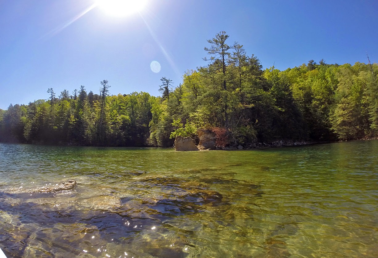 There's water, I must paddle it Lake Jocassee and Devil's Fork State Park