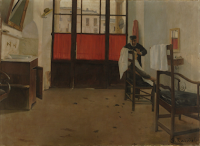 SANTIAGO RUSIÑOL  El Barberillo de Puigcerdà 1890