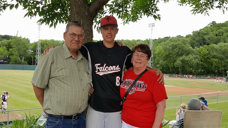 the Olsons bronze for MN State Baseball Tournament