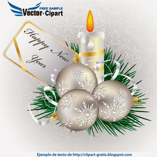 Felicitación de Navidad nácar - Vector