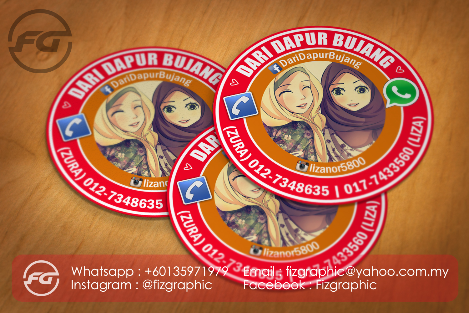 Fizgraphic Design dan Printing Sticker 57
