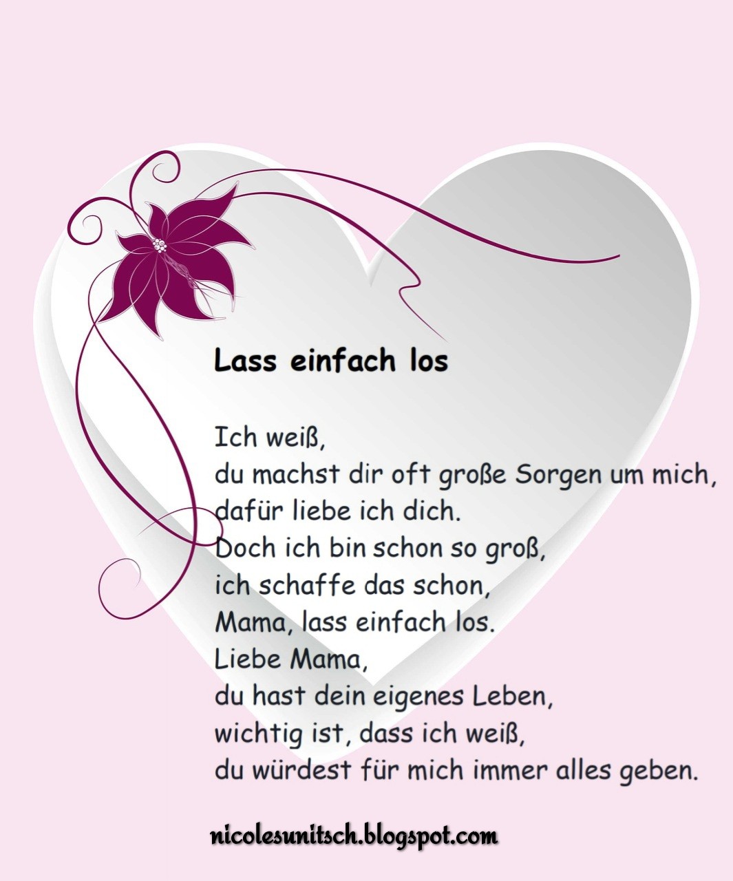 Pin Von Margit Reinstadler Auf Gedicht Mutter