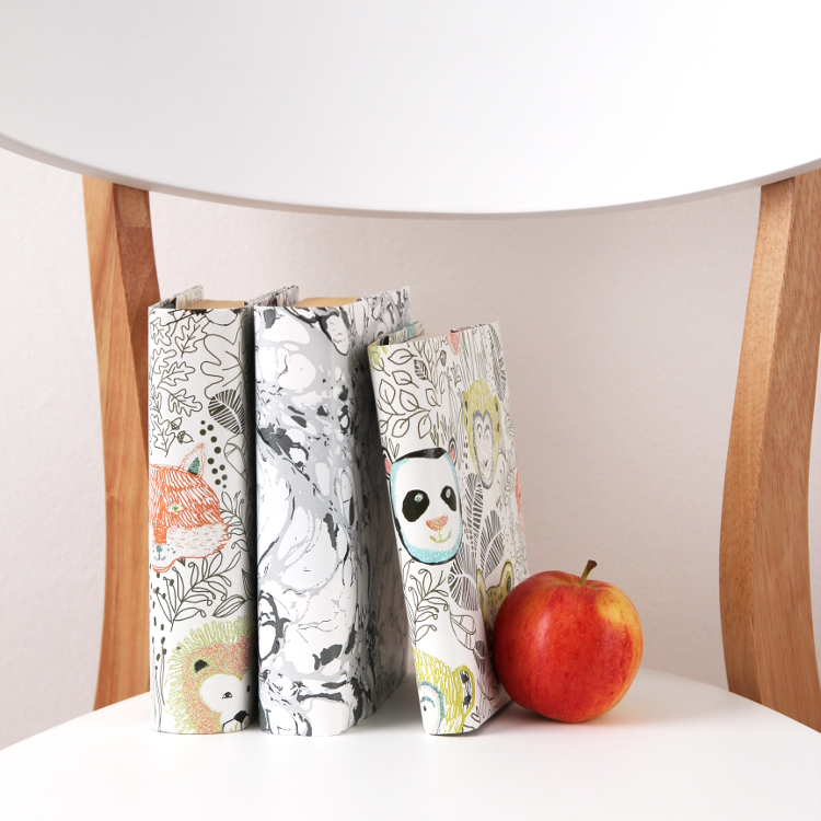 HOW TO MAKE YOUR OWN GIFT WRAP BOOK COVERS. Gathering Beauty