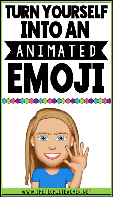 Turn yourself into an ANIMATED emoji using the Emoji Me app to add to presentations or student projects. Bitmoji fans will love this iOS app! 