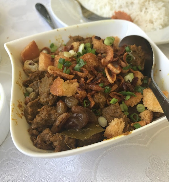 Maison Eureka, Mauritius, beef curry