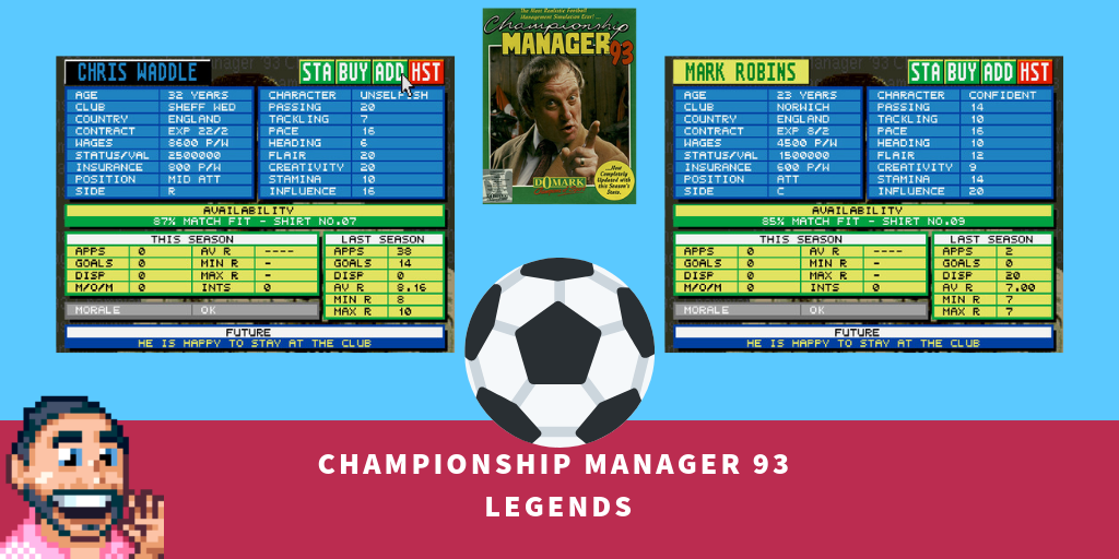 Top 10 Championship Manager Cult Heroes - Average Joes