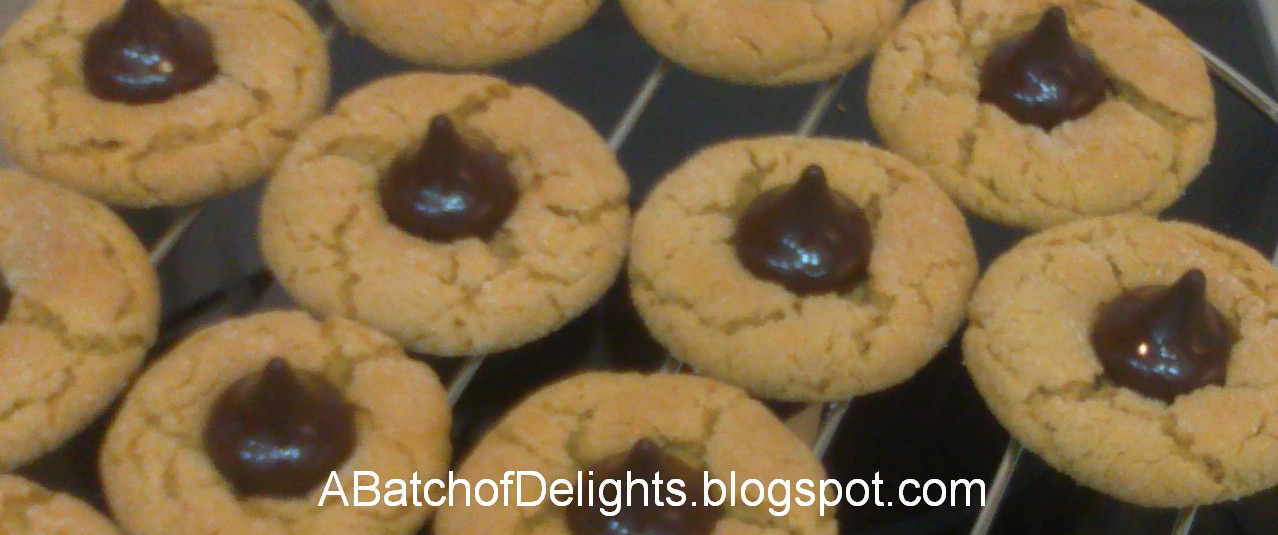A Batch of Delights Cookies Peanut Butter Blossoms