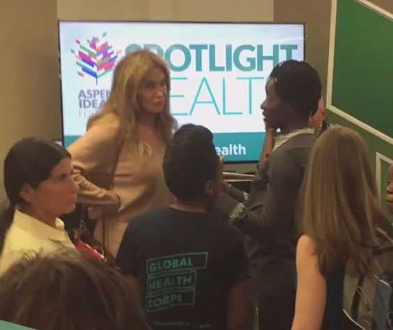1 Photo: Bisi Alimi meets Caitlyn Jenner