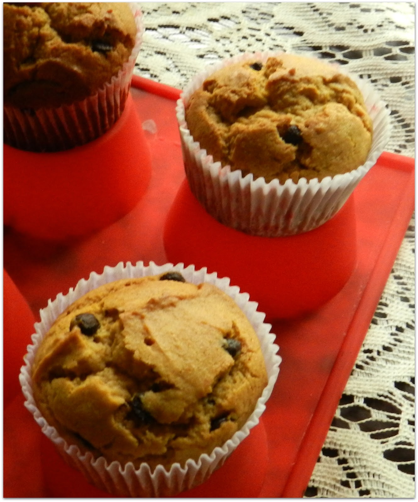 Simply cooking kitchen Choco chip peanut butter cupcakes