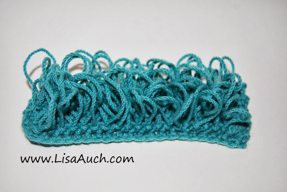 crochet loop stitch cardigan pattern