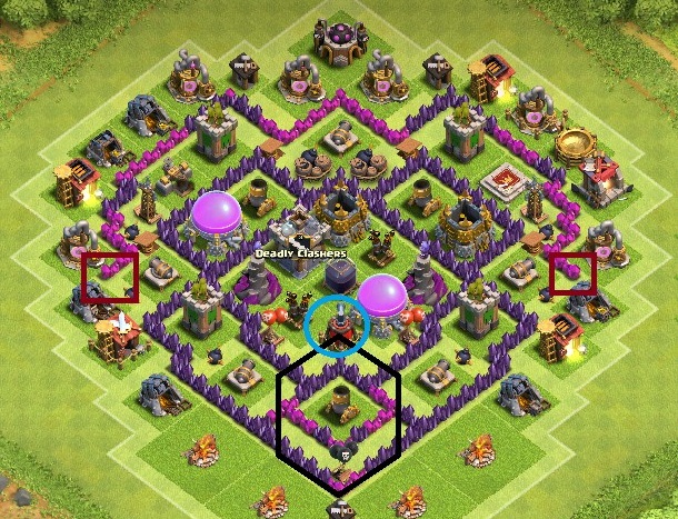 Clash of clans best town hall 7 attack! 