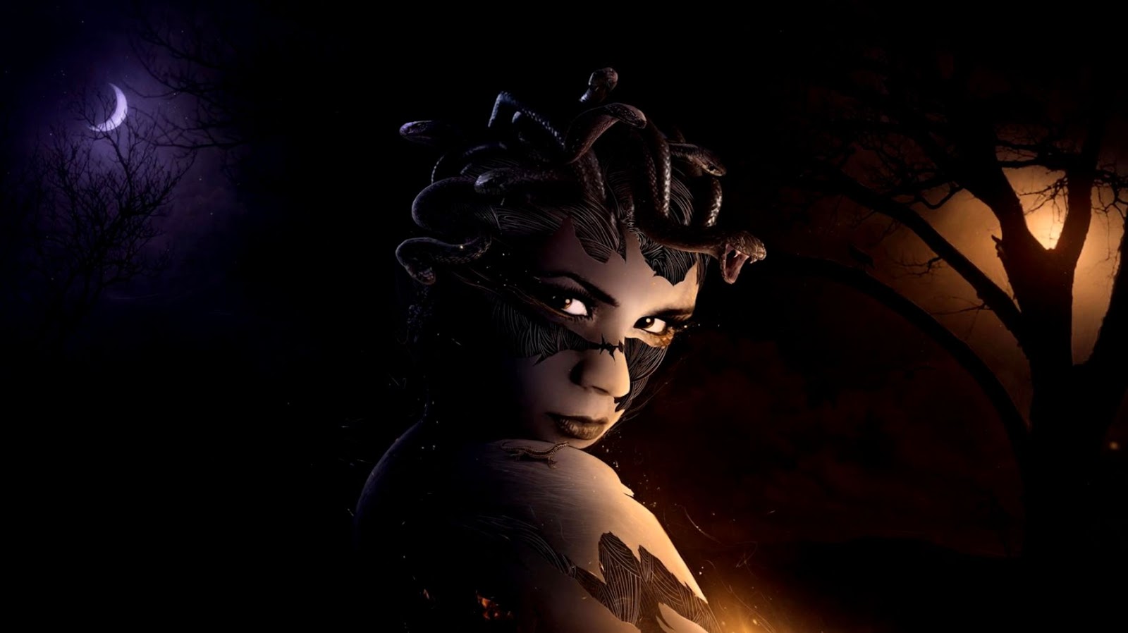 Medusa Mythology Greek Gods Backgrounds