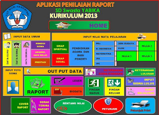 Aplikasi Raport Kurikulum 2013 (K13) SD Revisi 2016 Aplikasi Raport Kurikulum 2013 (K13) SD Revisi 2016