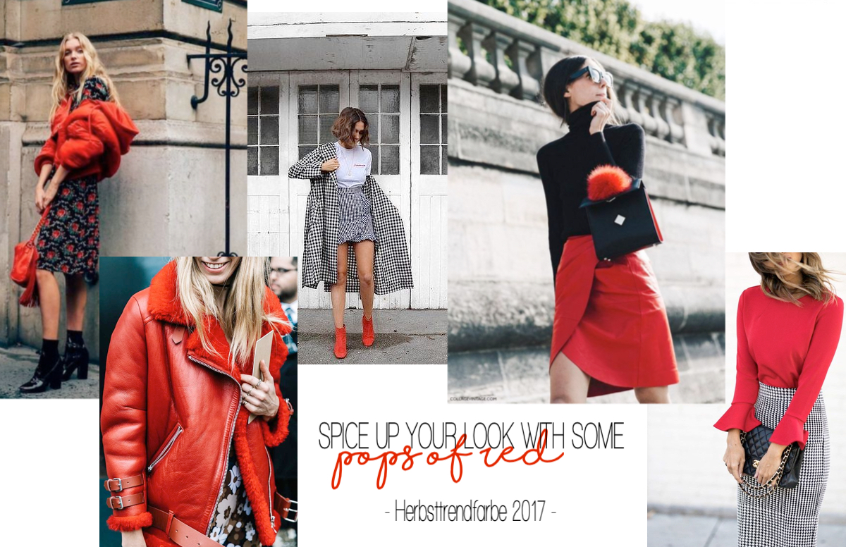 Inspiration Trendcheck Herbsttrendfarbe 2017 Rot Autumn Red Signalrot - see more on http://www.theblondelion.com/2017/09/trend-autumn-red-rot-herbstfarbe-2017.html