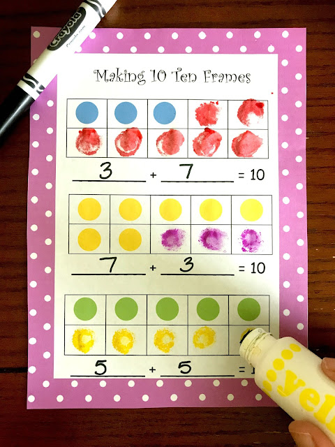 FREE Making 10 Ten Frames