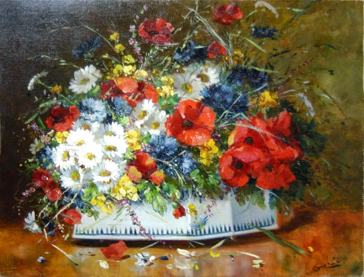 Eugene Henri Cauchois Impressionist Painter - Still Life Art