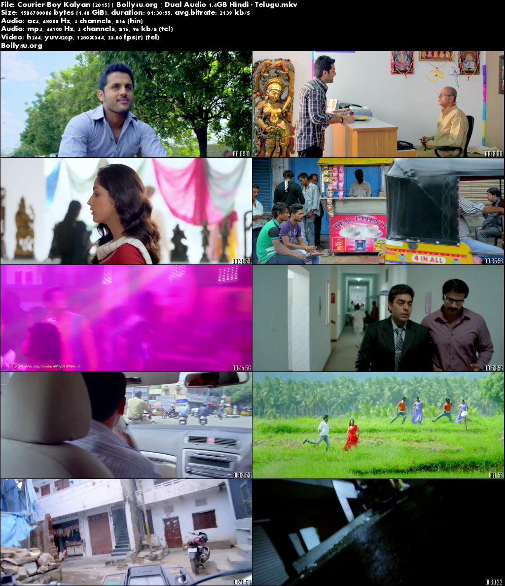 Courier Boy Kalyan 2015 HDRip Hindi Telugu 720p Dual Audio Download